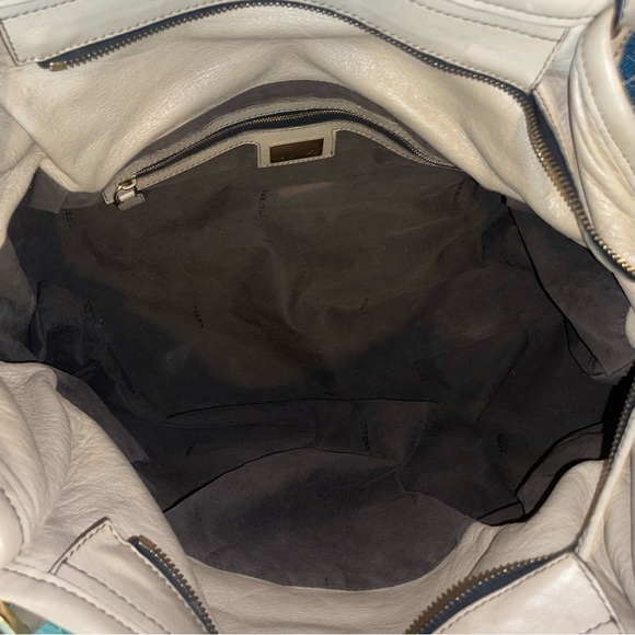 Fendi Large Chef Shopper Tote Bag in Chiaro Beige Cream Lambskin Leather Bag - Picture 9 of 17